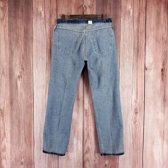 Vintage Levis 505 Mens 34X30.5 Regular Fit Straight Leg Red Tab Denim Jeans Y2K - Picture 4 of 16